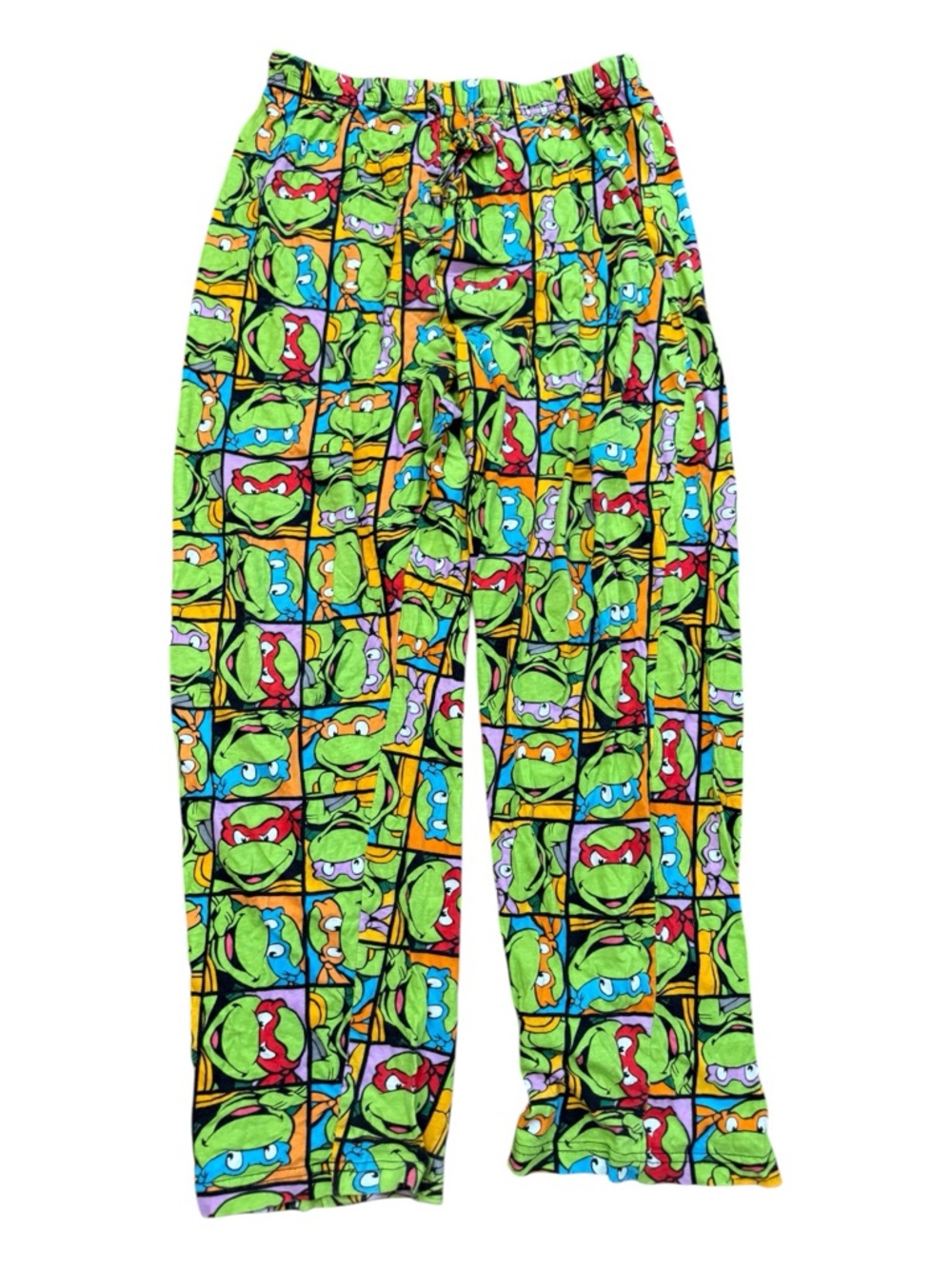 Teenage Mutant Ninja Turtles Pajama Pants Men’s M TMNT Lounge Y2K Cartoon